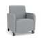 Lesro Siena Lounge Reception Guest Chair w/ Front Casters, 27 in W 29.5 in L 32.5 in H SN1101 - alternate 1